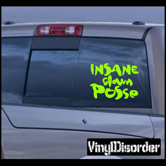 Image of Insane Clown Posse Vertical Text Decal