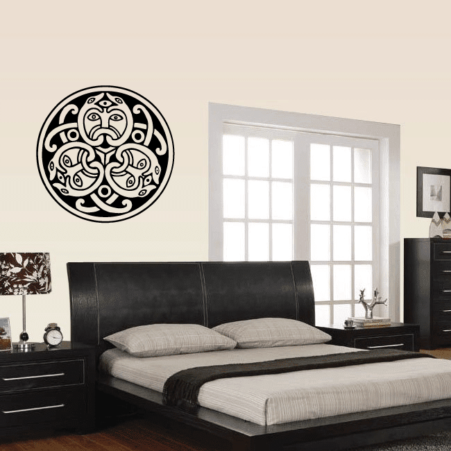 Image of Interlocking Circle Aztec Snake Decal