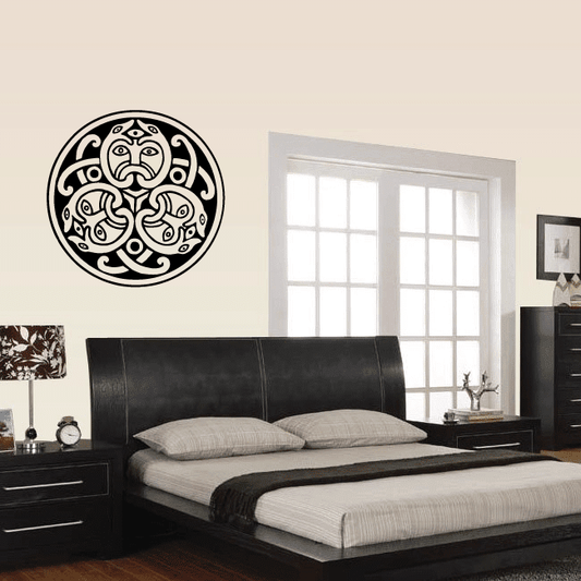 Image of Interlocking Circle Aztec Snake Decal