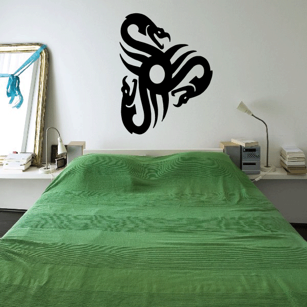 Image of Interlocking Snake Pattern Decal