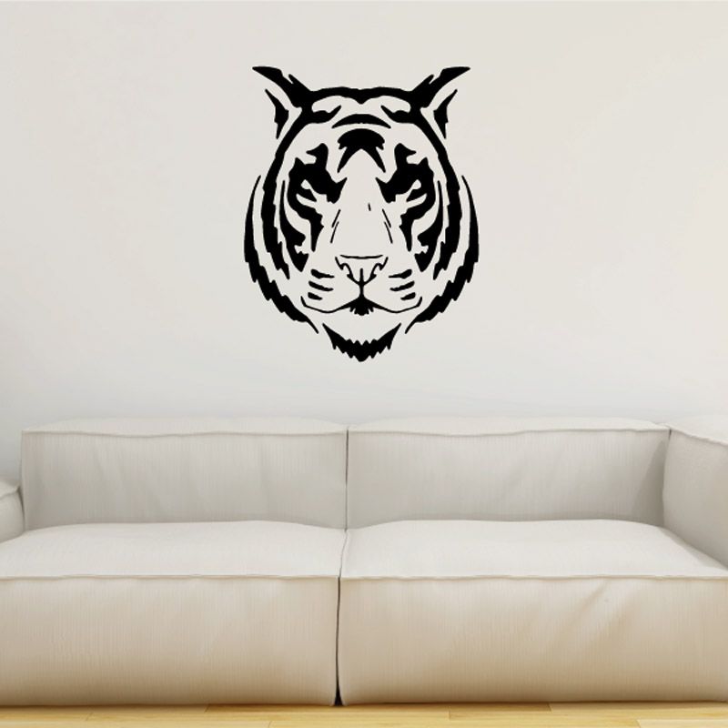 Image of Intimidating Tiger Head Decal