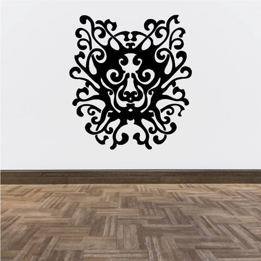 Image of Intricate Abstract Lion Decal