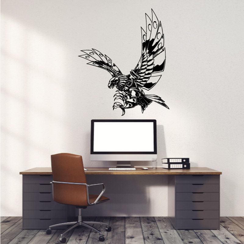 Image of Intricate Hunting Eagle Decal