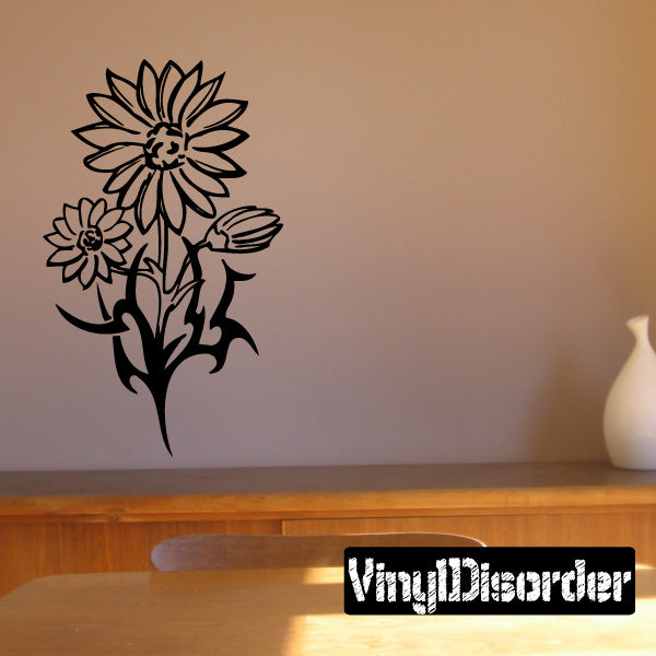 Image of Intricate Tattoo Flower Decals