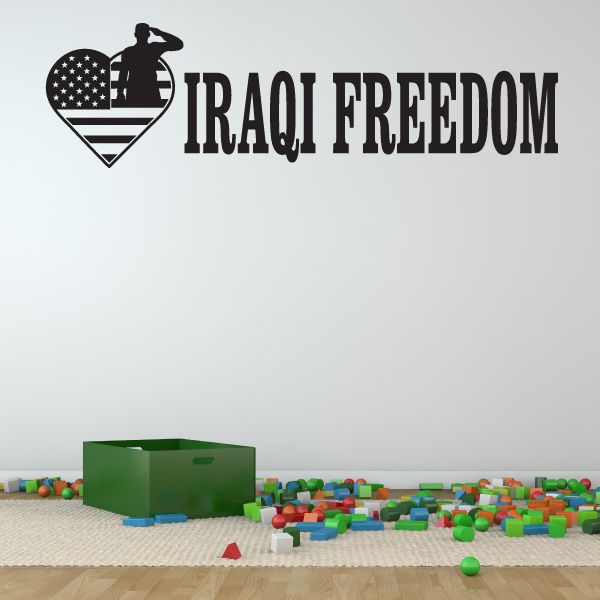 Image of Iraqi Freedom Decal