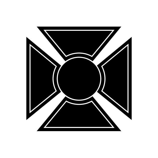 Image of Iron Cross Metal Decal