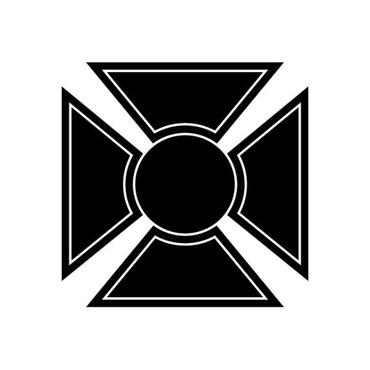 Image of Iron Cross Metal Decal