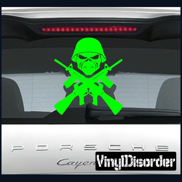 Image of Iron Maiden Machine Gun Decal