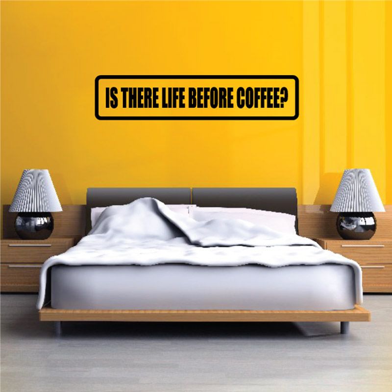 Image of Is there life before coffee Decal