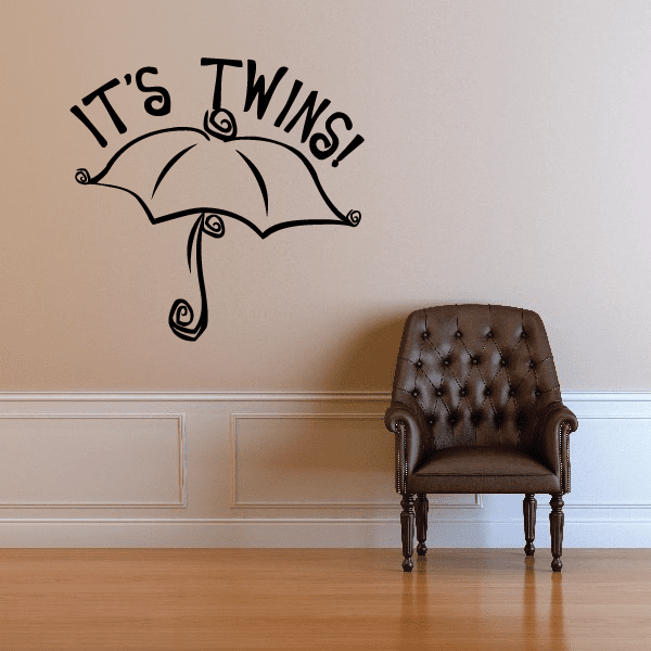 Image of Its Twins Umbrella Wall Decal