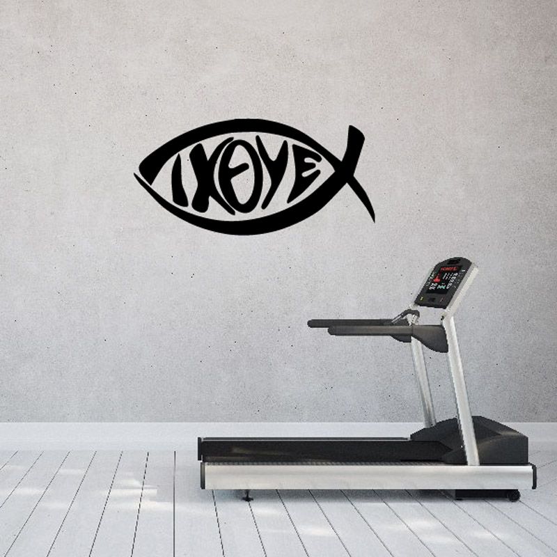 Image of Ixoye Jesus Fish Decal