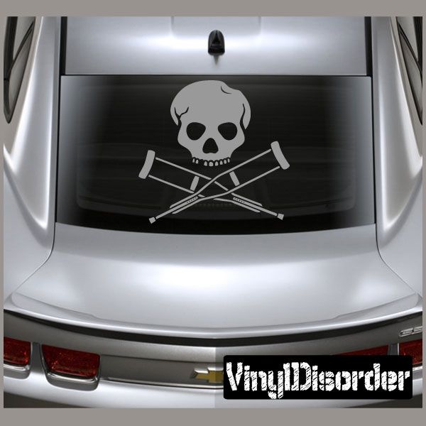 Image of Jackass Skull Decal