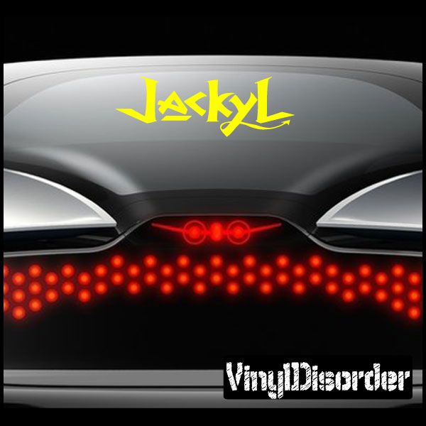 Image of Jackyl Transparent Decal