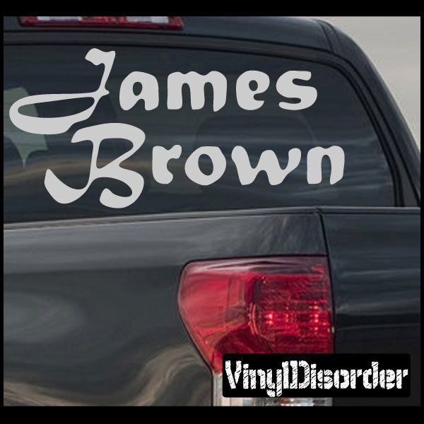 Image of James Brown Decal