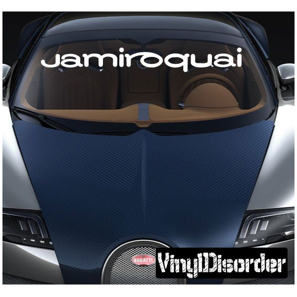 Image of Jamiroquai Text Decal