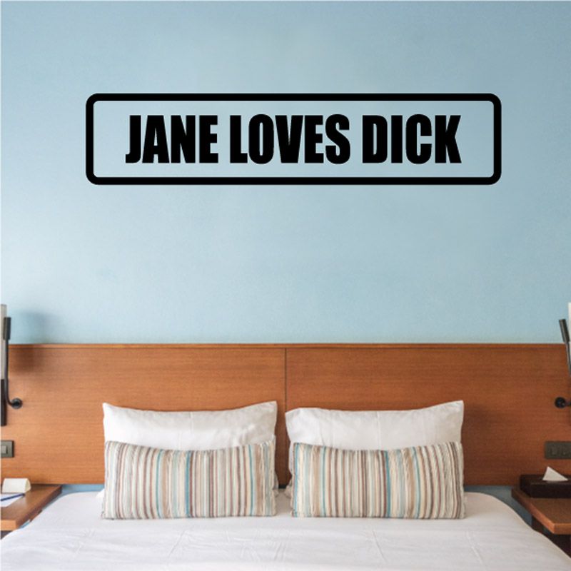 Image of Jane loves dick Decal