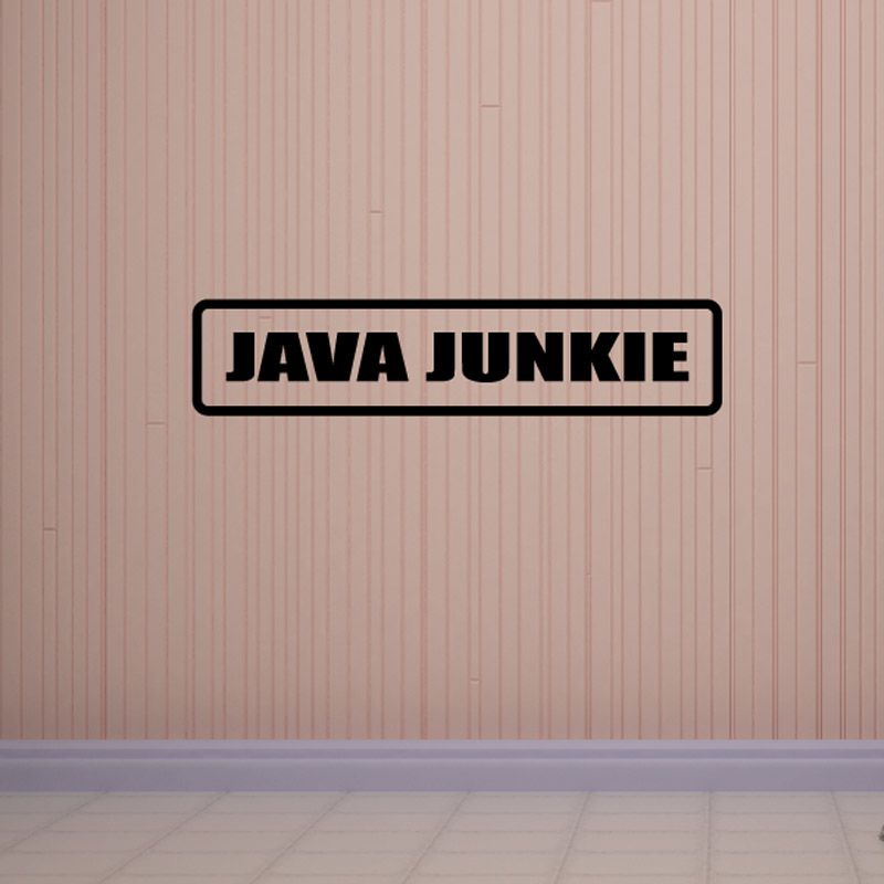 Java junkie Decal – Vinyl Disorder