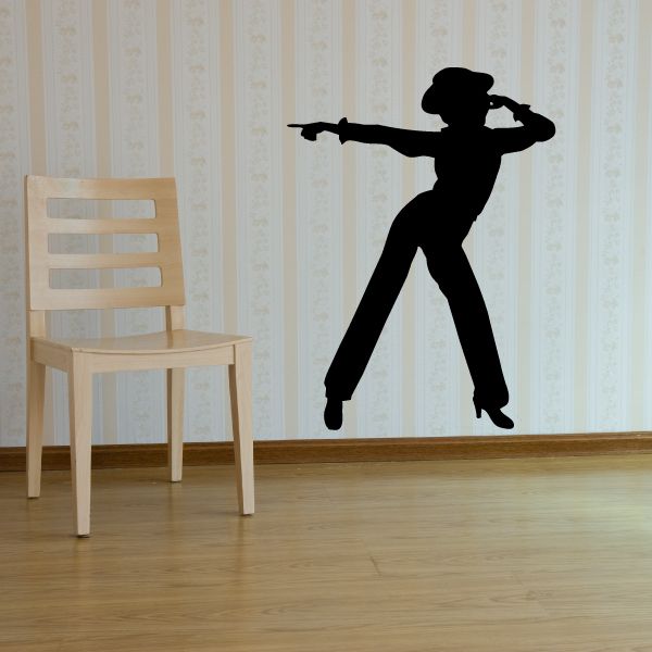 Image of Jazz Dancer Wall Decal - Vinyl Decal - Car Decal - BA008