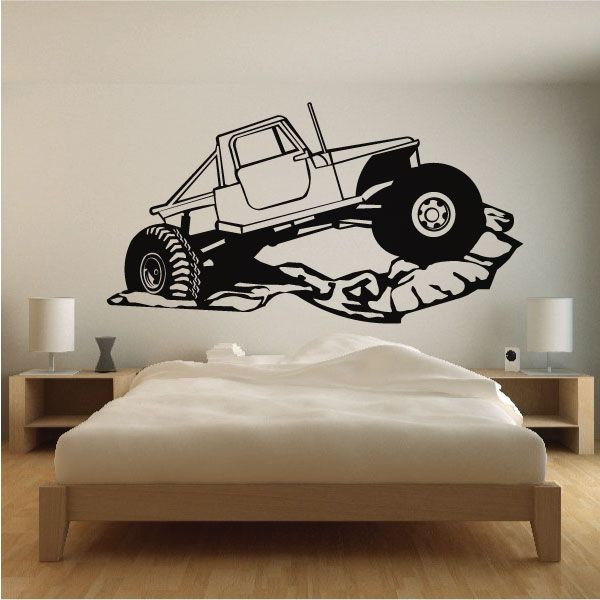 Image of Jeep 4x4 Rock Climbing Decal