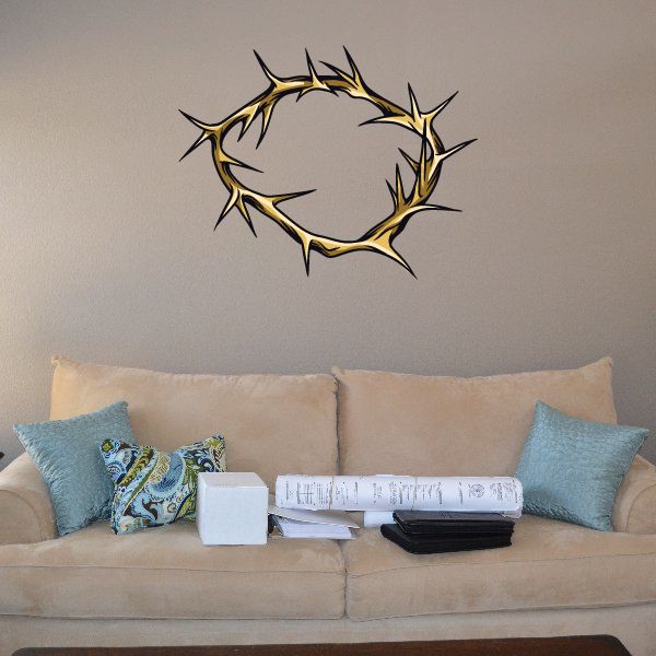 Image of Jesus Crown Of Thorns Sticker