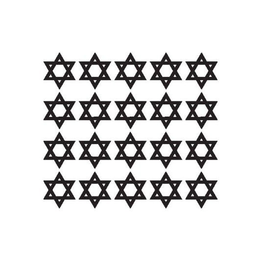 Image of Jewish DC006 Fingernail Art Sticker - Vinyl Finger Nail Decals