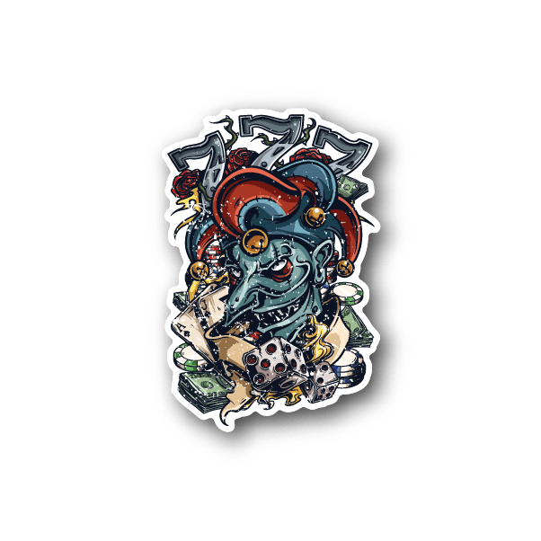 Image of Joker the Gambler Sticker