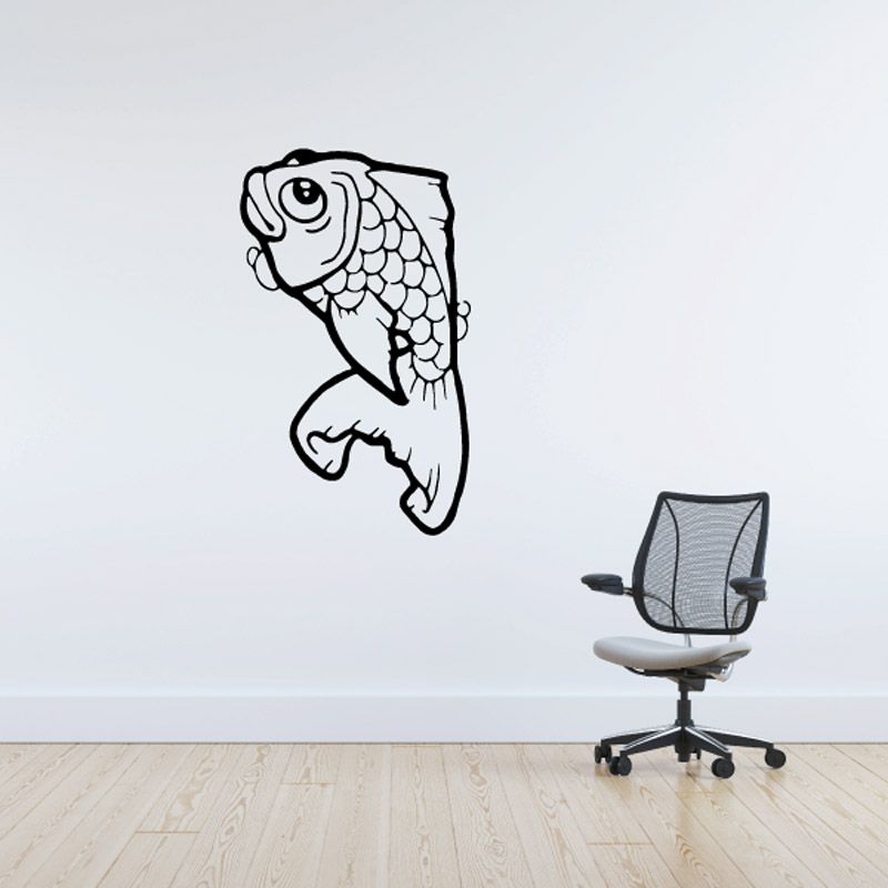 Image of Jolly Goldfish Decal