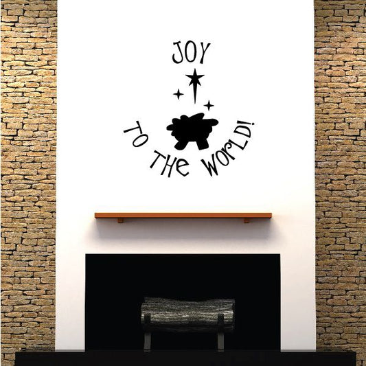 Image of Joy To The World with Crib Decal