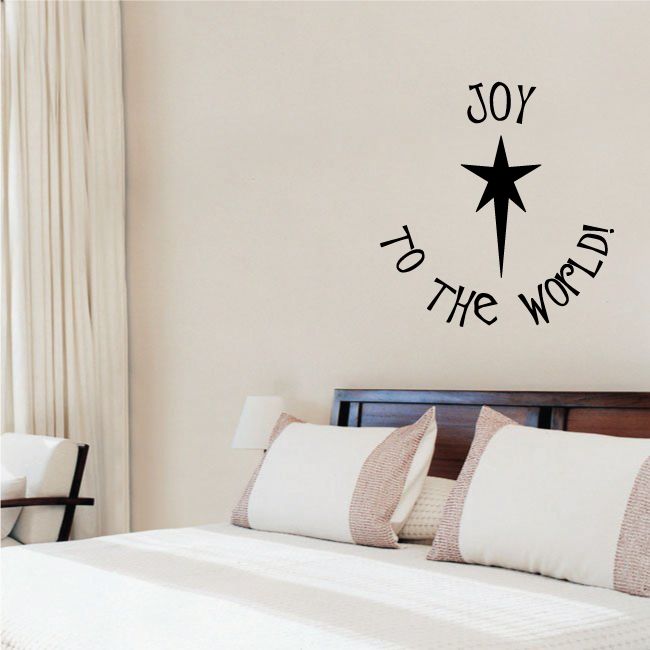 Image of Joy To The World with Star Decal