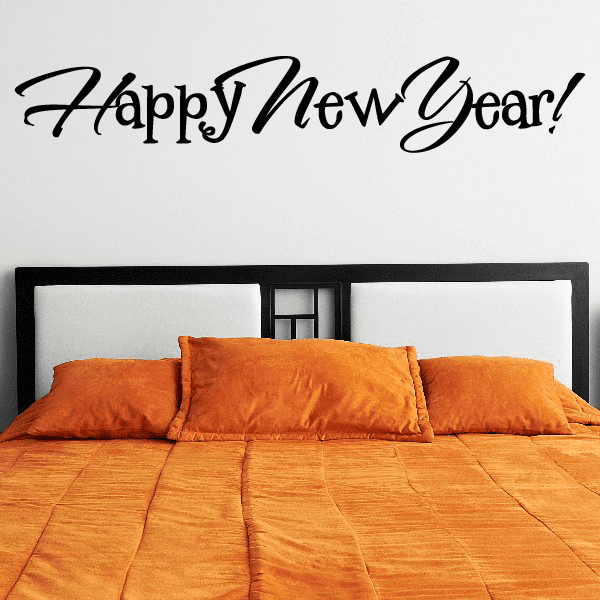 Image of Jubilant Happy New Year Decal