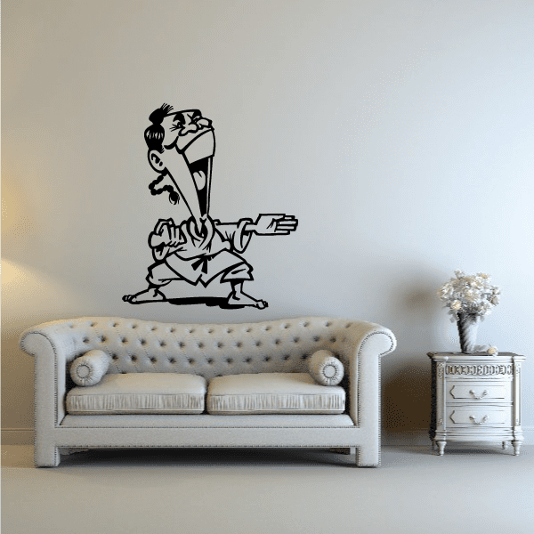 Image of Judo Chop Kung Fu Decal