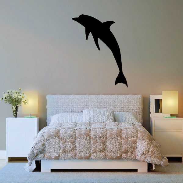 Image of Jumping Dolphin SIlhouette Decal