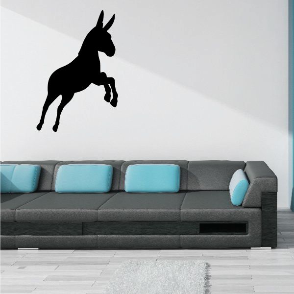 Image of Jumping Donkey Decal