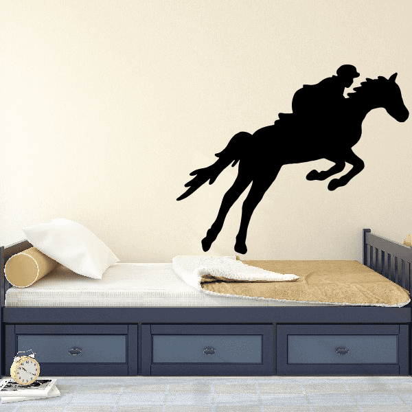 Image of Jumping Horse Wall Decal - Vinyl Decal - Car Decal - NS002