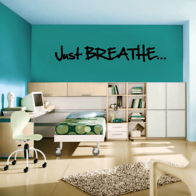 Image of Just Breathe Wall Decal