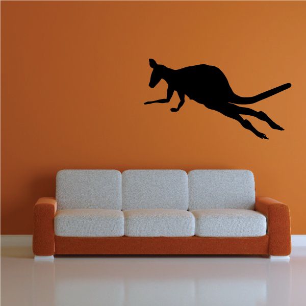 Image of Kangaroo Leaping Decal