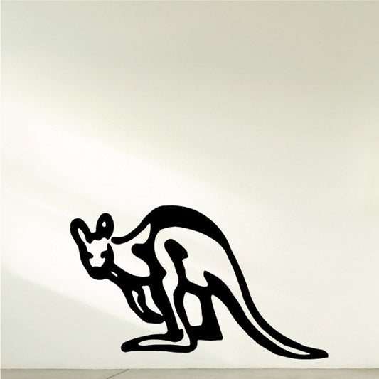 Image of Kangaroo Staring Decal