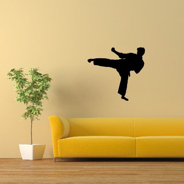 Image of Karate Side Kick Decal