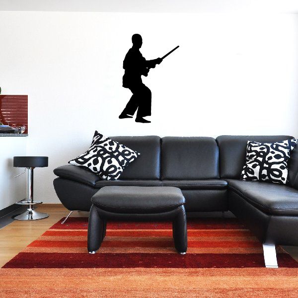 Image of Karate Stick Fighting Decal