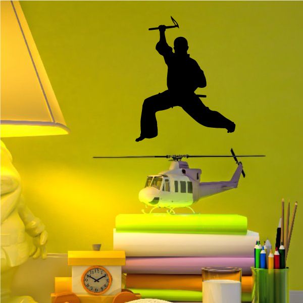 Image of Karate Wall Decal - Vinyl Decal - Car Decal - AL 019