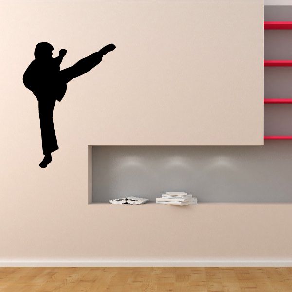 Image of Karate Wall Decal - Vinyl Decal - Car Decal - AL 021