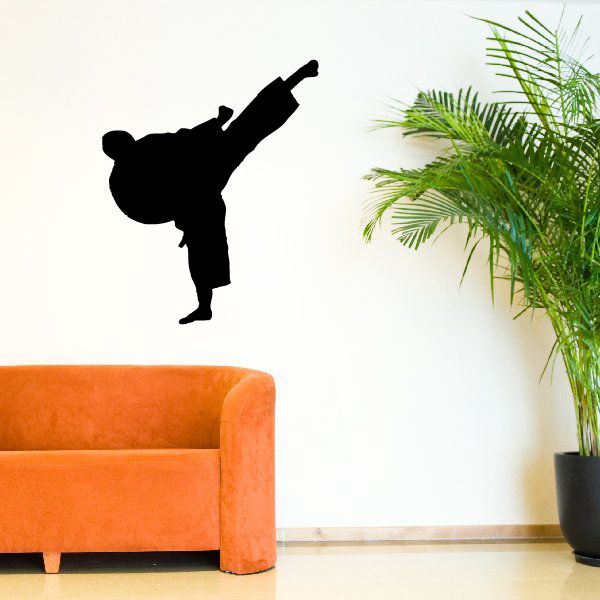 Image of Karate Wall Decal - Vinyl Decal - Car Decal - AL 024