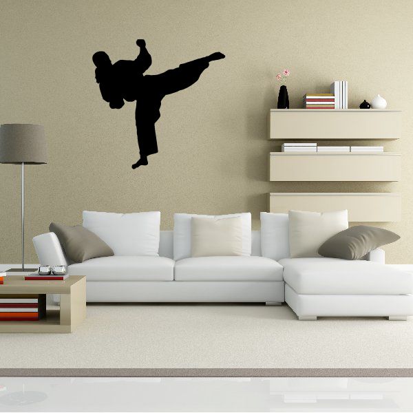 Image of Karate Wall Decal - Vinyl Decal - Car Decal - AL 028