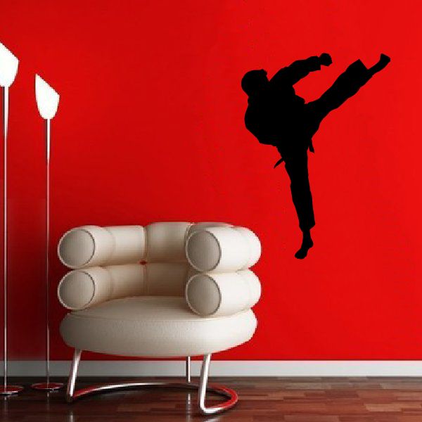 Image of Karate Wall Decal - Vinyl Decal - Car Decal - AL 030