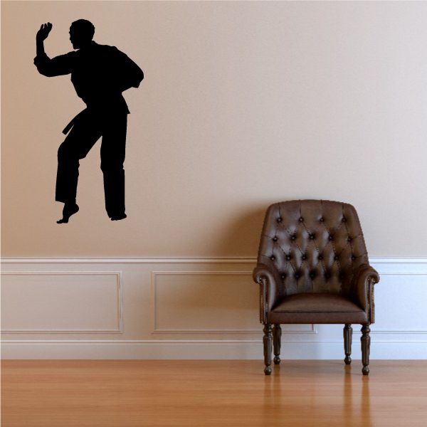 Image of Karate Wall Decal - Vinyl Decal - Car Decal - AL 036