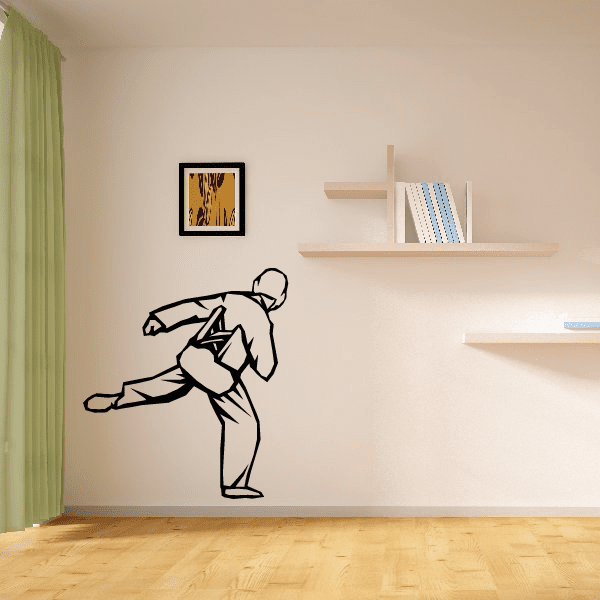 Image of Karate Wall Decal - Vinyl Decal - Car Decal - SM006