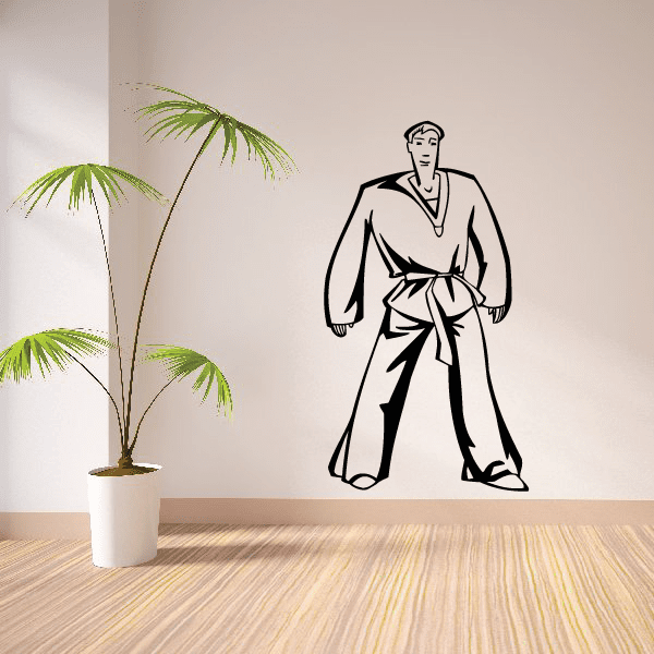 Image of Karate Wall Decal - Vinyl Decal - Car Decal - SM007