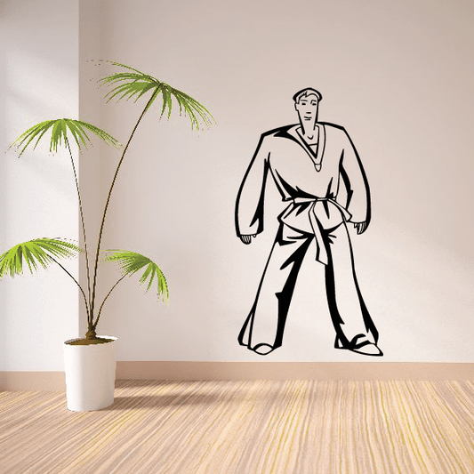 Image of Karate Wall Decal - Vinyl Decal - Car Decal - SM007