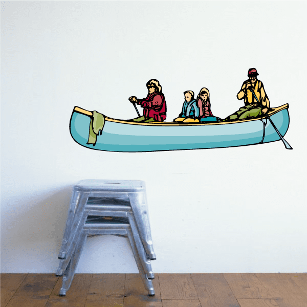 Image of Kayak Wall Decal - Vinyl Sticker - Car Sticker - Die Cut Sticker - CDScolor018
