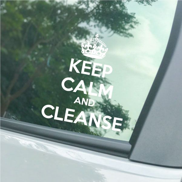 Image of Keep Calm and Cleanse Decal